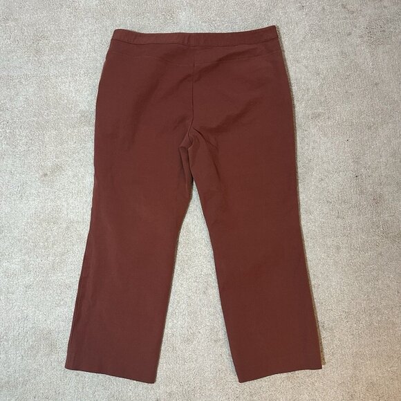 Theory Pants Women’s Size 10 Brown Cropped Wide Leg Culottes - Picture 11 of 11